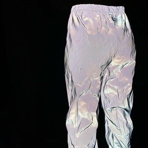 Reflective sweat pants